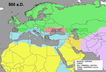 RELIGIONS EXPANSION 500 aD L